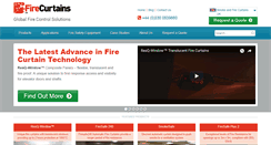Desktop Screenshot of firecurtainsltd.com